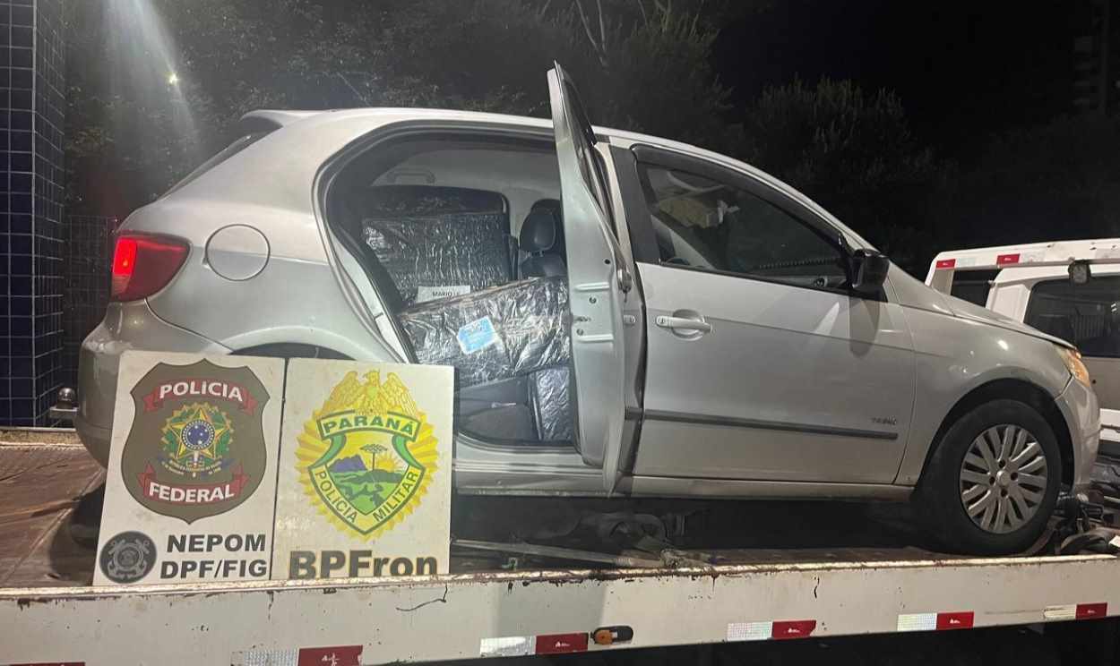 Polícia confisca dois mil vapes do Paraguai em Foz do Iguaçu