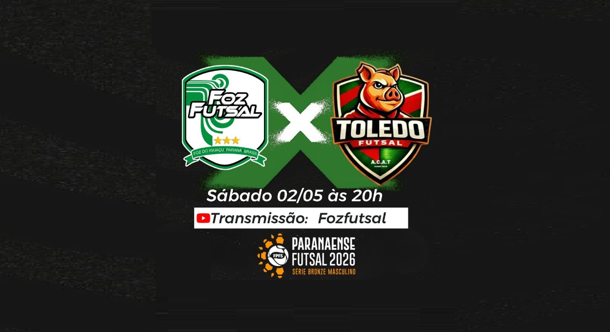 Foz Futsal vai em busca da recuperação na Série Bronze