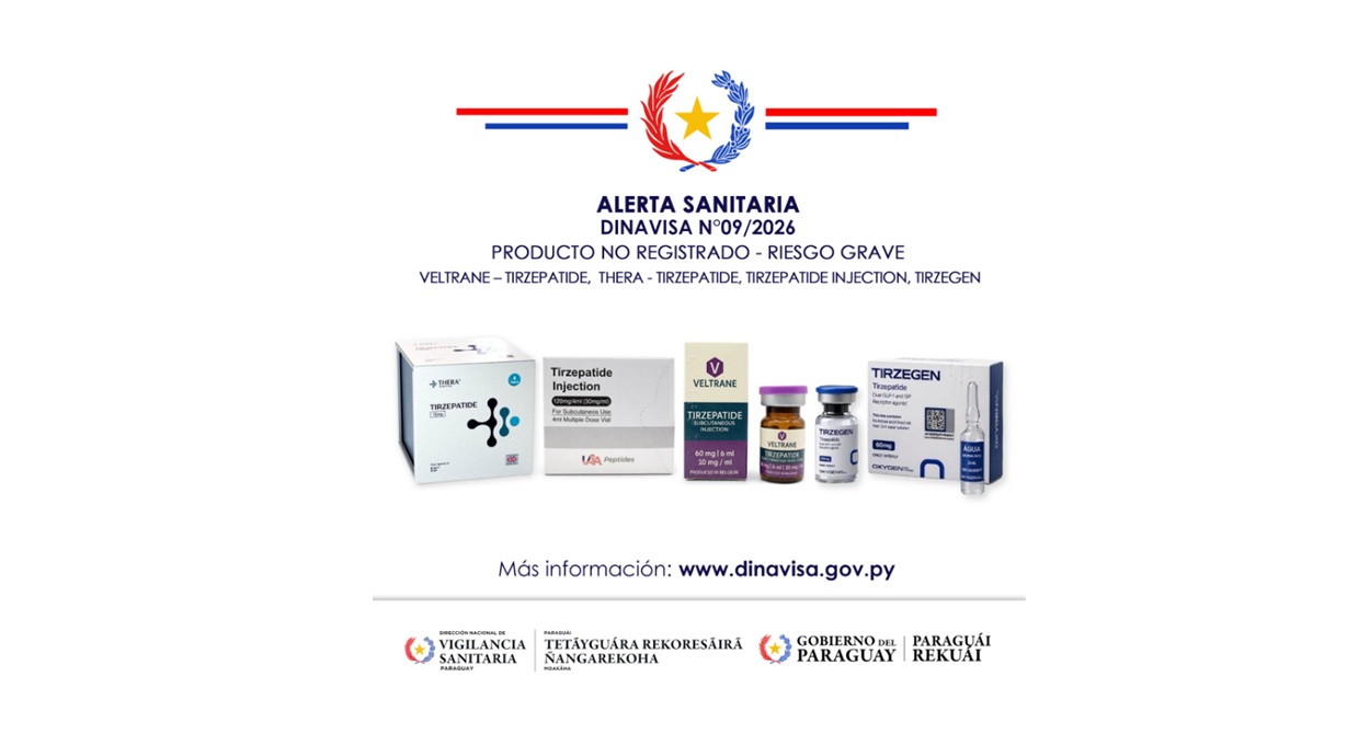 Paraguai proíbe venda de medicamentos com tirzepatida