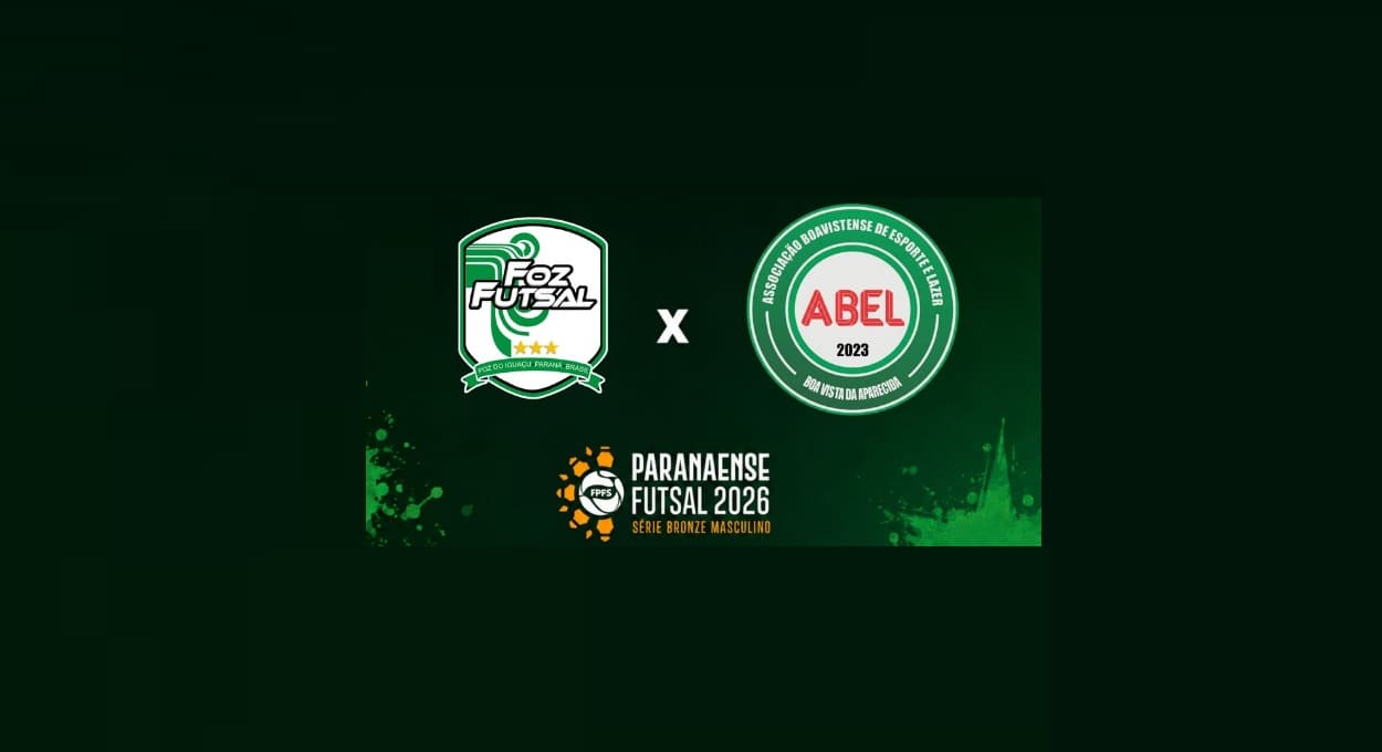 Com entrada franca, Foz Futsal recebe o Boa Vista pelo Paranaense