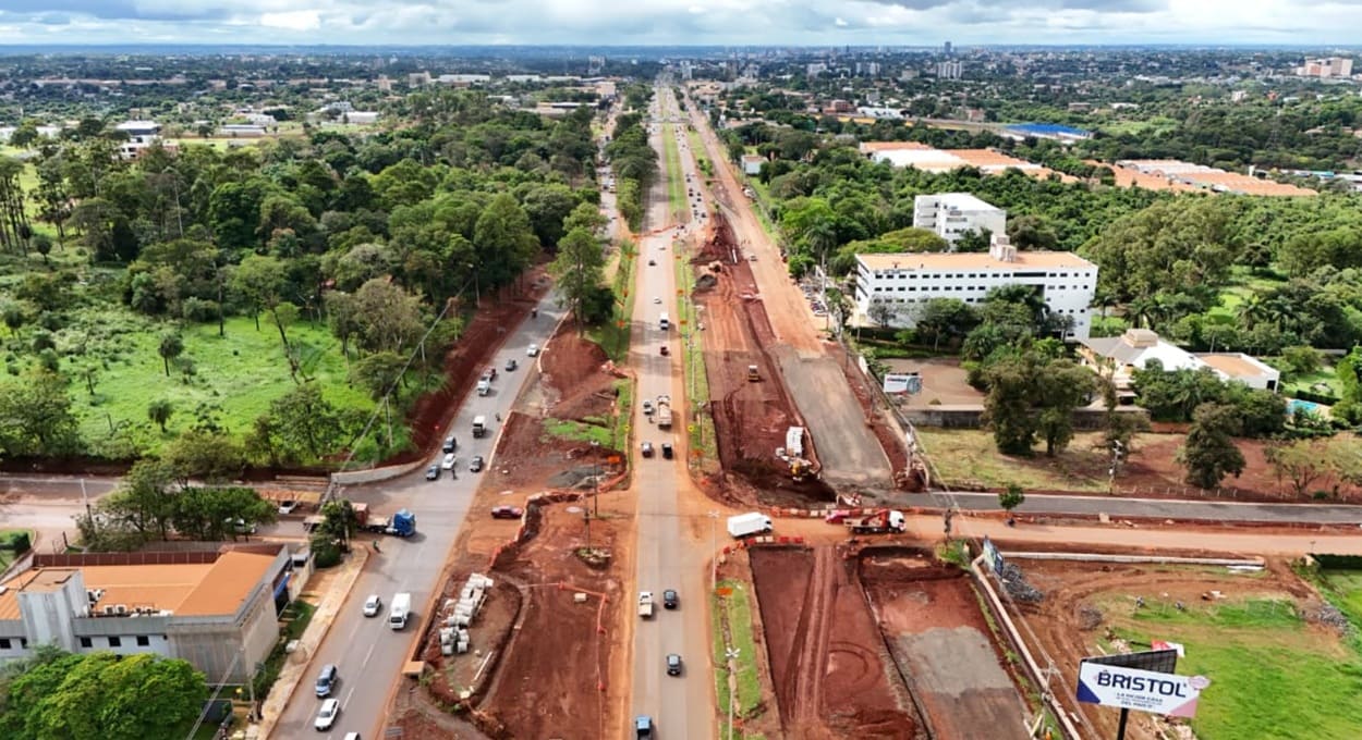 Saiba como estão as obras no viaduto do km 10 no Paraguai