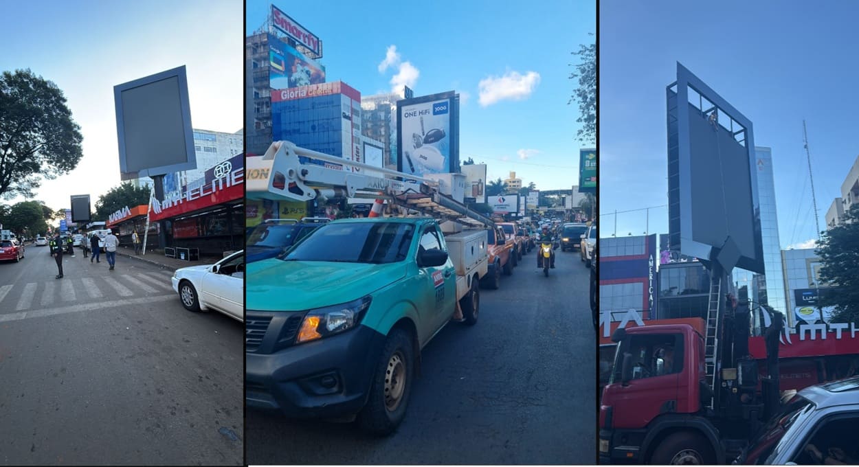 Após escândalo, Paraguai remove placas no centro de Ciudad del Este