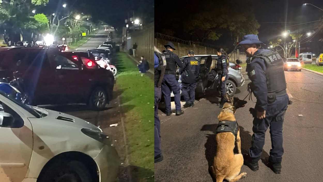 Blitz integrada das forças de segurança remove 28 veículos ao pátio em Foz