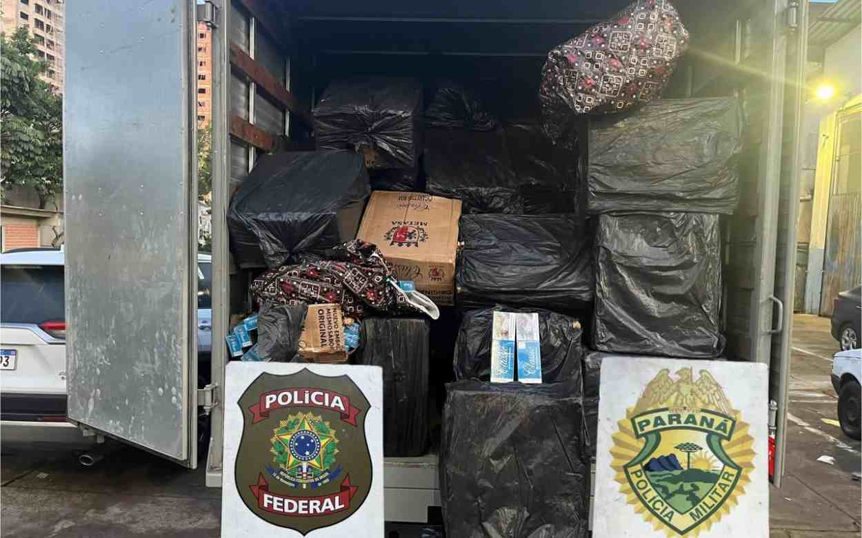 Depósito de cigarro do Paraguai ‘cai’ com 75 mil maços em Foz