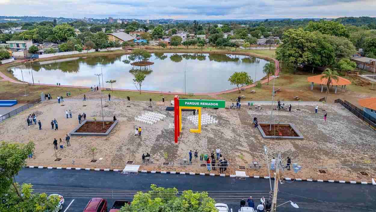 Parque Remador é revitalizado pela prefeitura e reaberto no Porto Meira