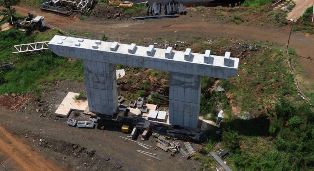 Veja fotos das obras de acesso à Ponte da Integração no Paraguai