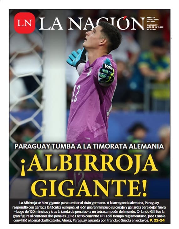 La Nación, 30/6.