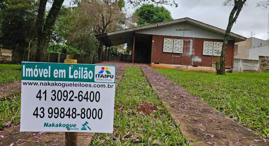 Antiga casa da Itaipu ofertada em leilão - Itaipu Divulgacao
