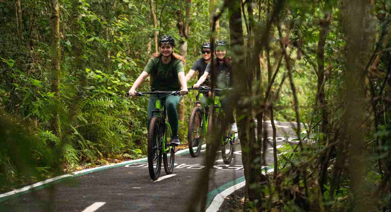 Ioga e bike são atrações do Parque Nacional do Iguaçu no aniversário de Foz do Iguaçu