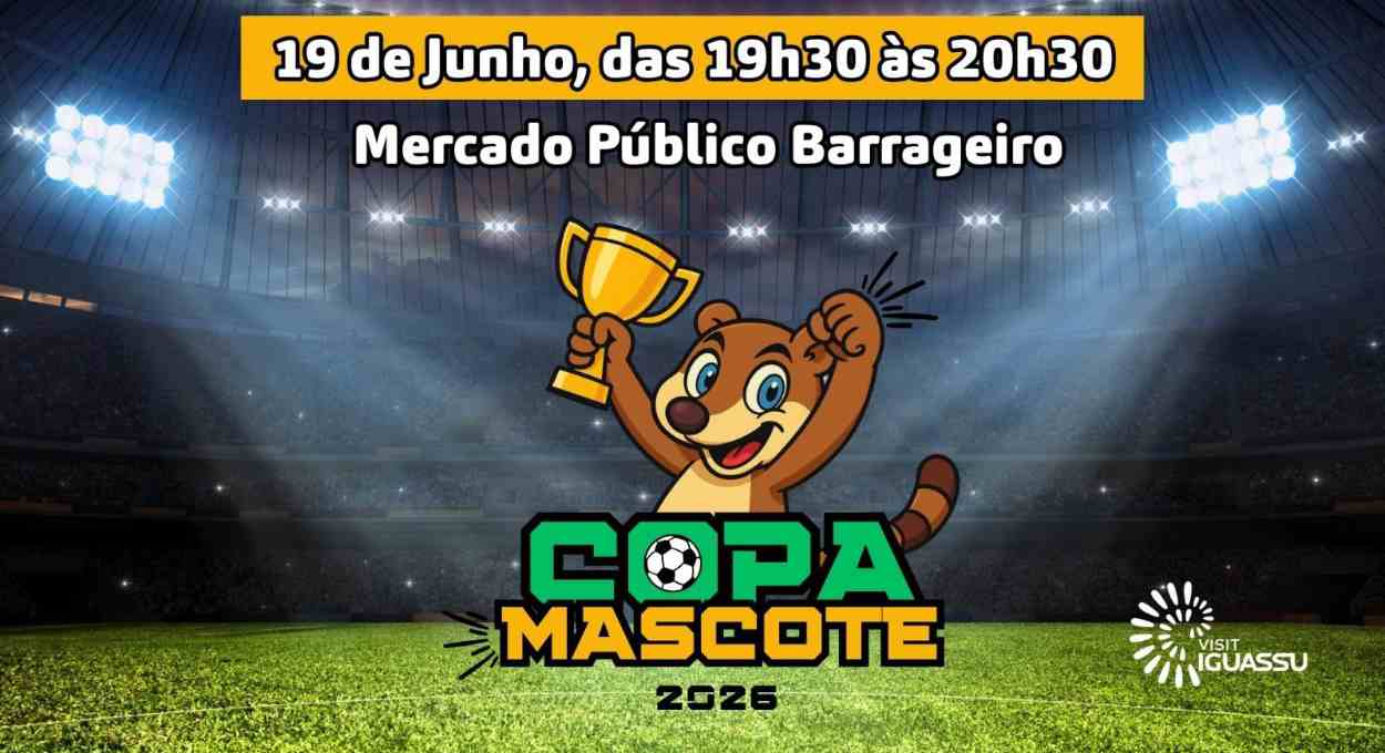 Copa Mascote: personagens do Destino Iguaçu participam de ação nesta sexta (19)