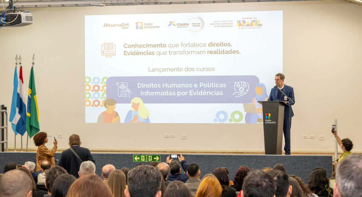 Itaipu e parceiros lançam cursos online de formação em direitos humanos