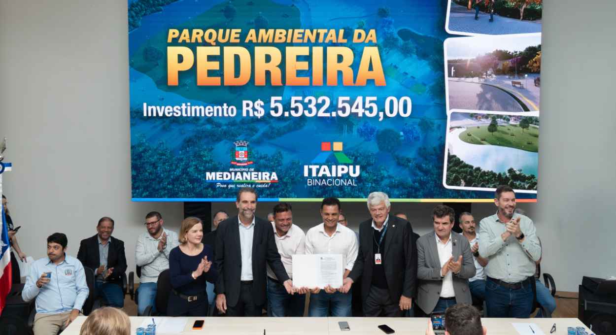 Implantação de parque ambiental faz parte dos investimentos de Itaipu em Medianeira
