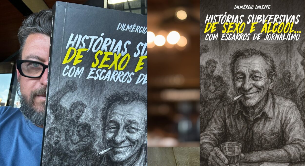 Entre o jornalismo, o bar e a vida: Dilmércio Daleffe lança livro