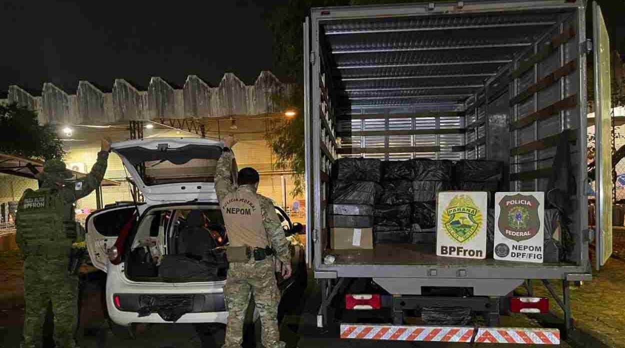 Depósito clandestino com cigarros paraguaios é descoberto em Foz do Iguaçu