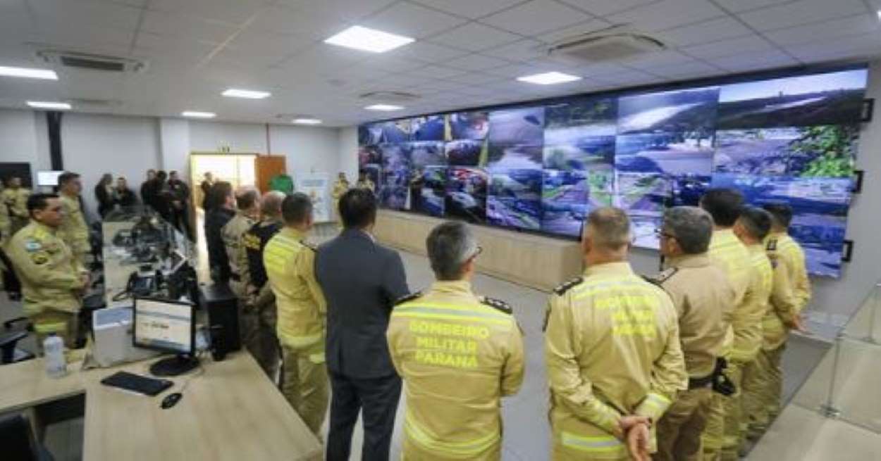Corpo de Bombeiros de Foz ganha novo sistema de câmeras com monitoramento em tempo real pelo 193