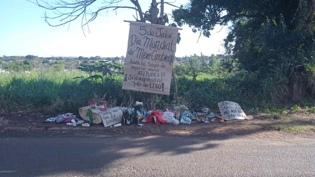 Mau exemplo marca Dia do Meio Ambiente em Foz do Iguaçu