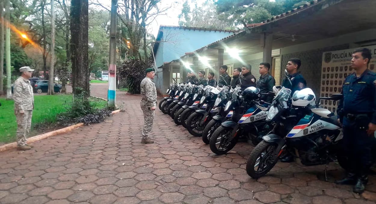 Polícia do Paraguai recebe reforço para patrulhamento na fronteira