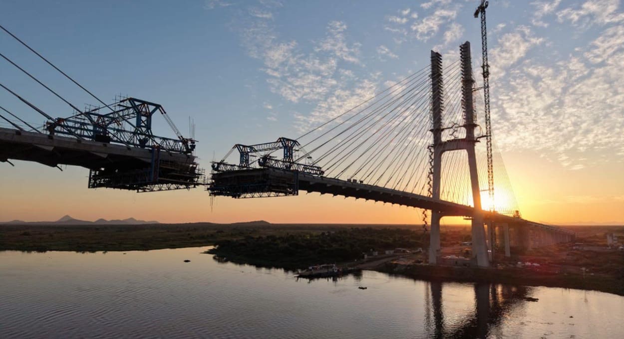 Ponte da Bioceânica: últimos metros para a união entre as margens