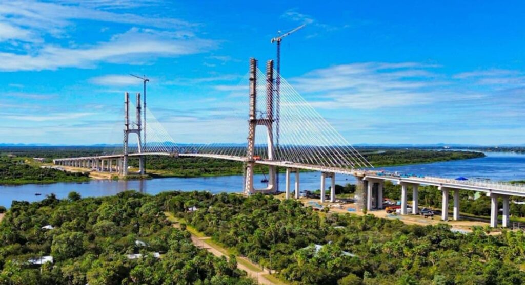 Panorâmica da Ponte da Bioceânica.