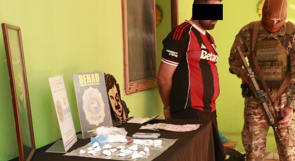 Operação Cartão Vermelho prende ex-promessa do futebol no Paraguai