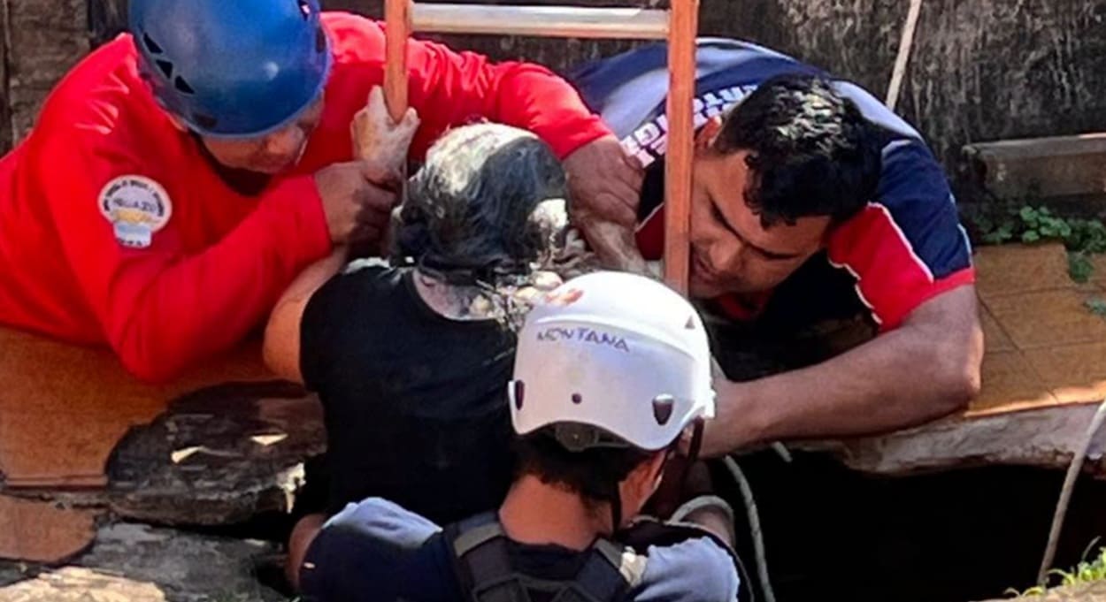 Mulher de 60 anos é resgatada de poço em Puerto Iguazú