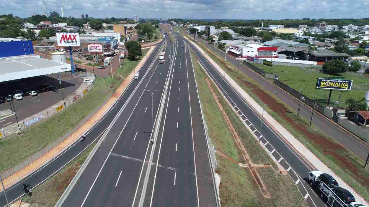 Foz: BR-277 terá interdições noturnas para obras até 7 de agosto; veja o mapa