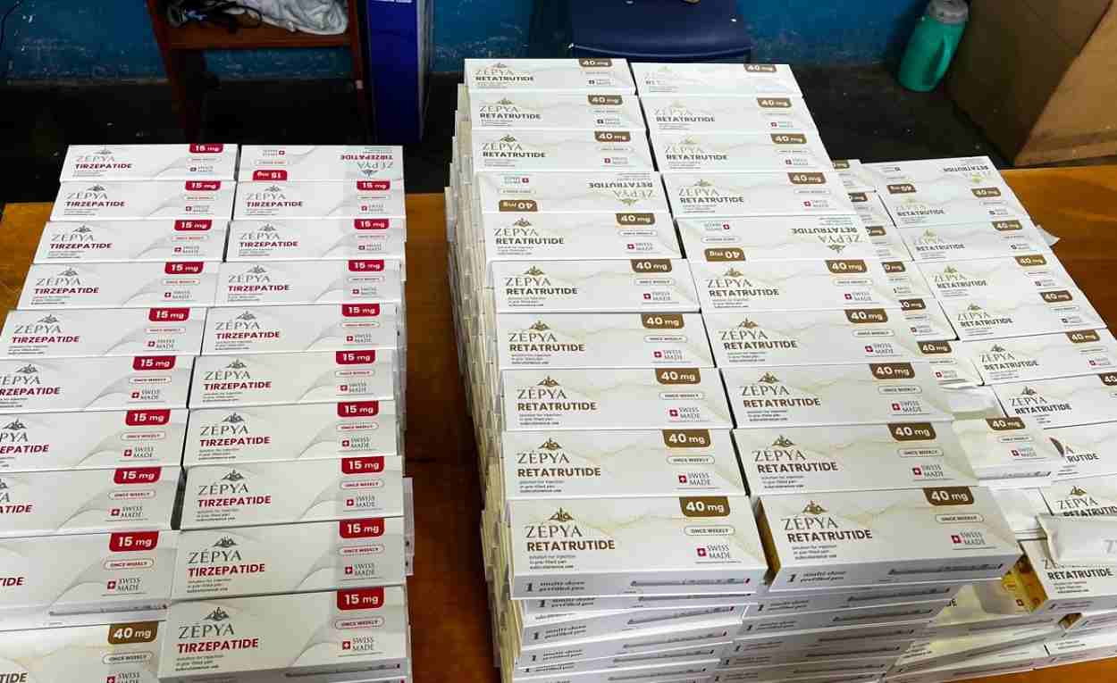 Suiças? Receita retém 380 partes de canetas emagrecedoras em Foz do Iguaçu