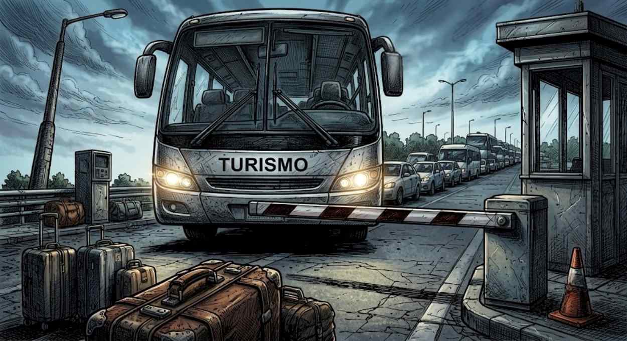 Longas filas na Argentina e as férias na fronteira