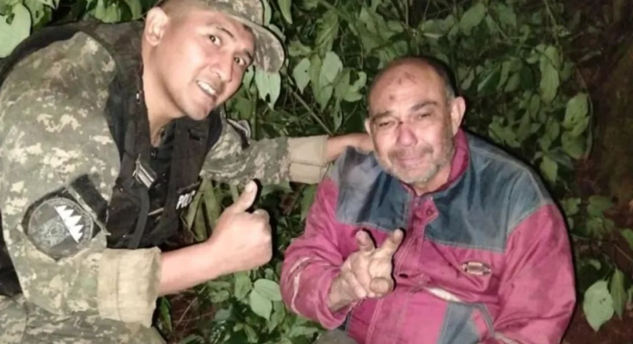 Paraguaio que se perdeu em floresta é resgatado na Argentina
