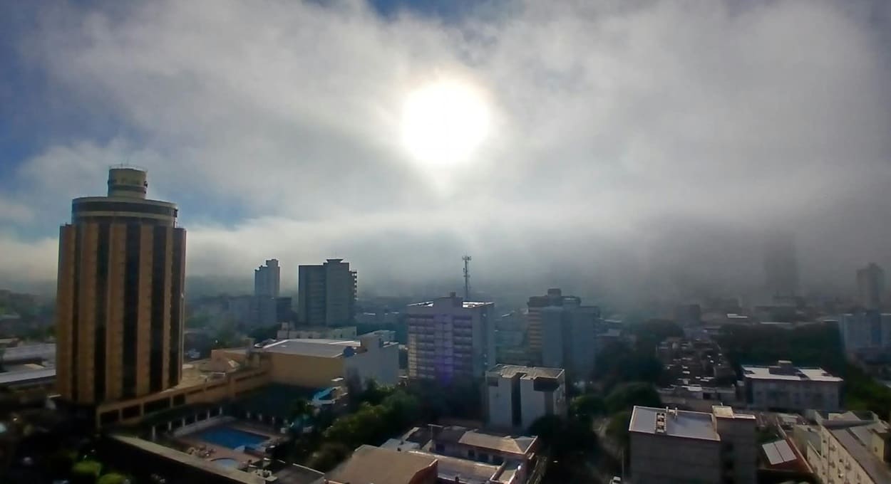 Semana começa com frio em Foz do Iguaçu, mas calor está a caminho