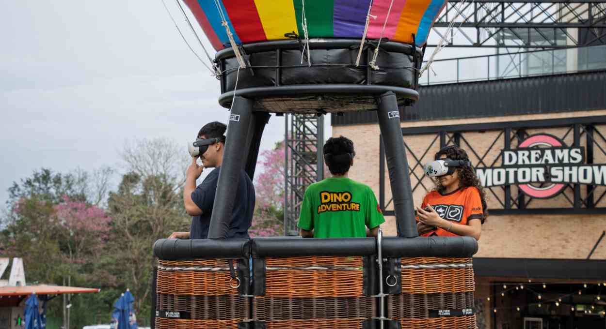 Dreams Park Show estreia passeio de balão em realidade virtual