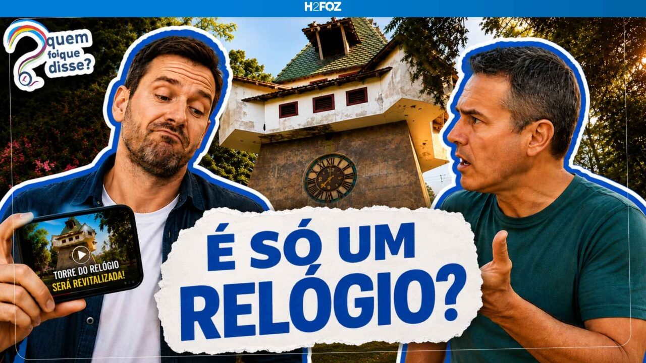 Por que preservar uma torre antiga? O que o relógio conta sobre a memória de Foz do Iguaçu