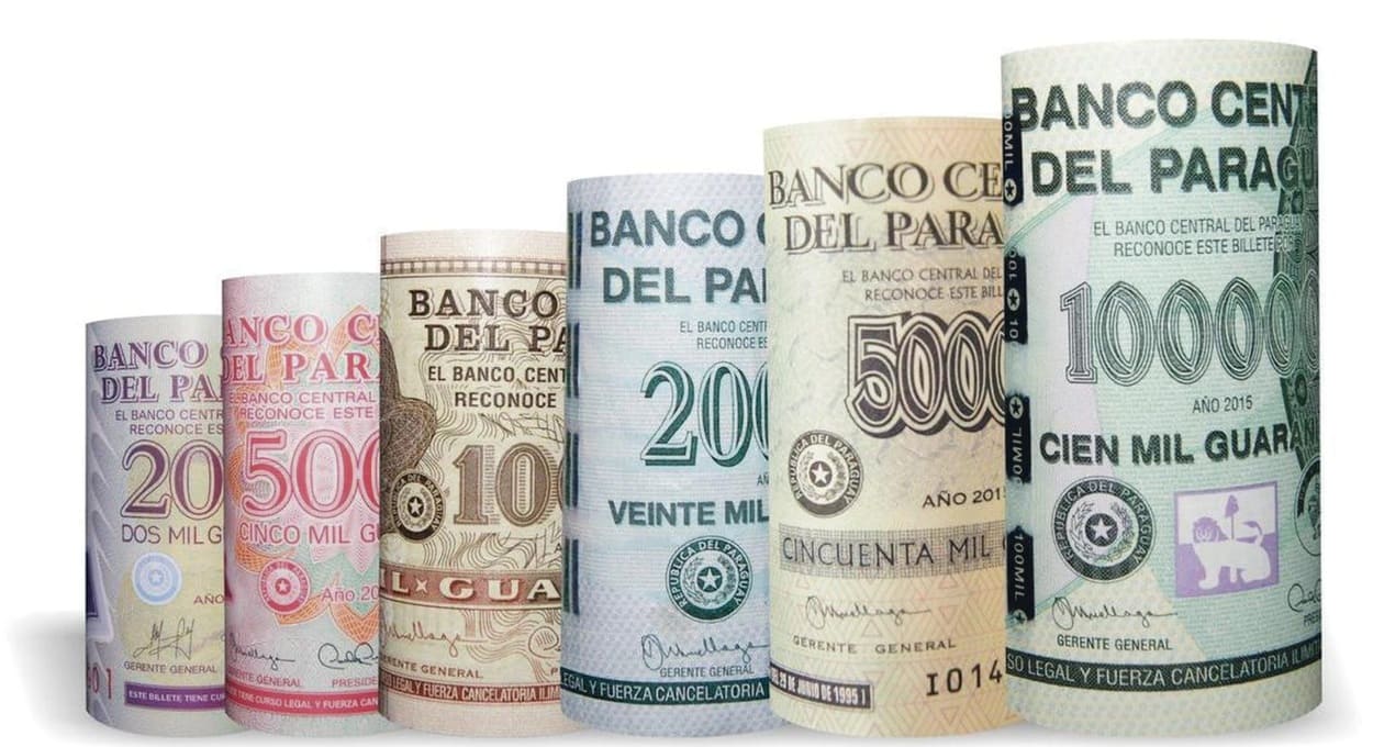 Paraguai prepara novo desenho para as notas de guarani