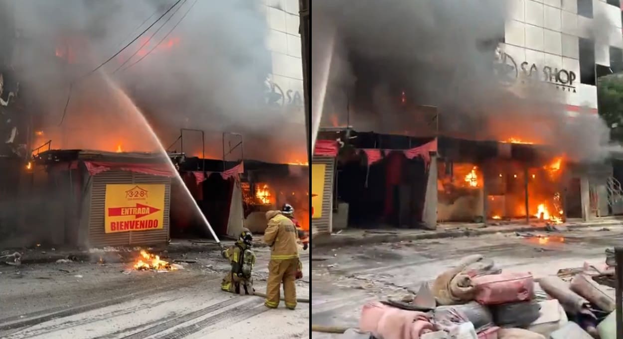 Paraguai: bombeiros controlam incêndio no Shopping Mina India
