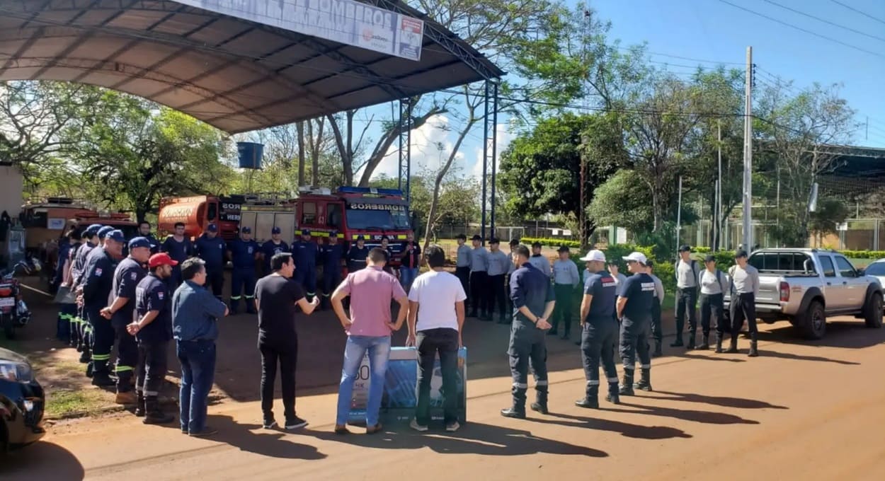 Sem verbas, bombeiros voluntários cruzam os braços no Paraguai