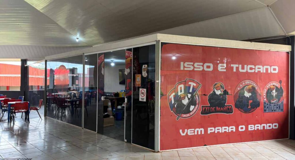 A salinha da Atlética XXI de Março está localizada na Uniguaçu, em São Miguel do Iguaçu. Foto: divulgação