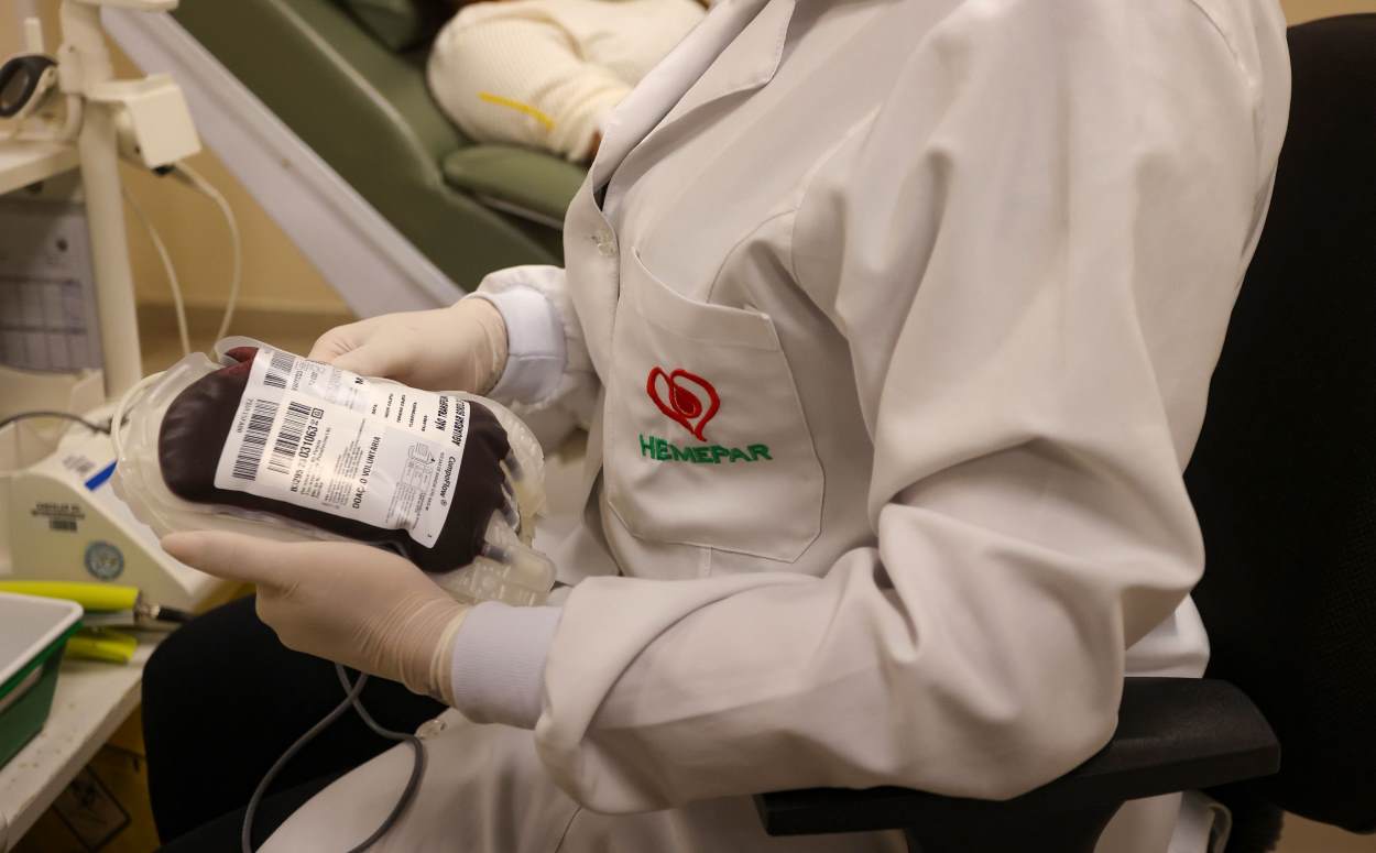 Hemepar alerta para estoques baixos de sangue O- e O+