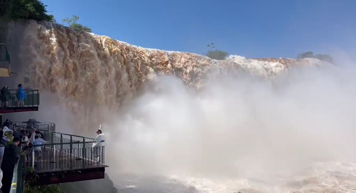 Confira como está a vazão das Cataratas neste sábado (3)