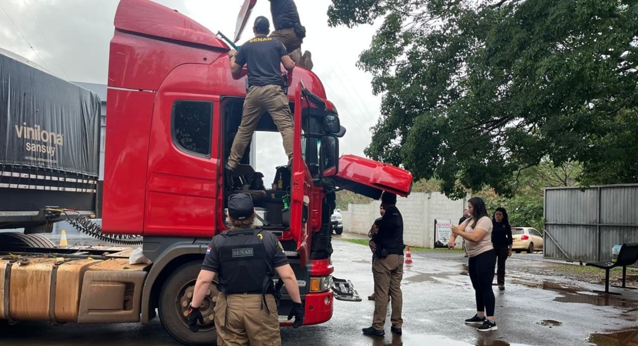 Paraguai apreende carga milionária de cocaína na fronteira
