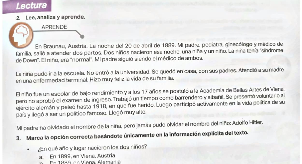 Paraguai: livro didático com citação a Adolf Hitler gera questionamentos