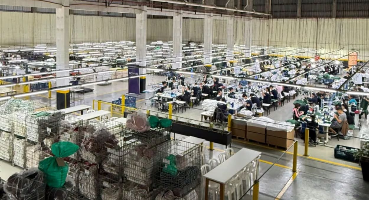 Indústria do Paraguai produz roupas para a marca Hering