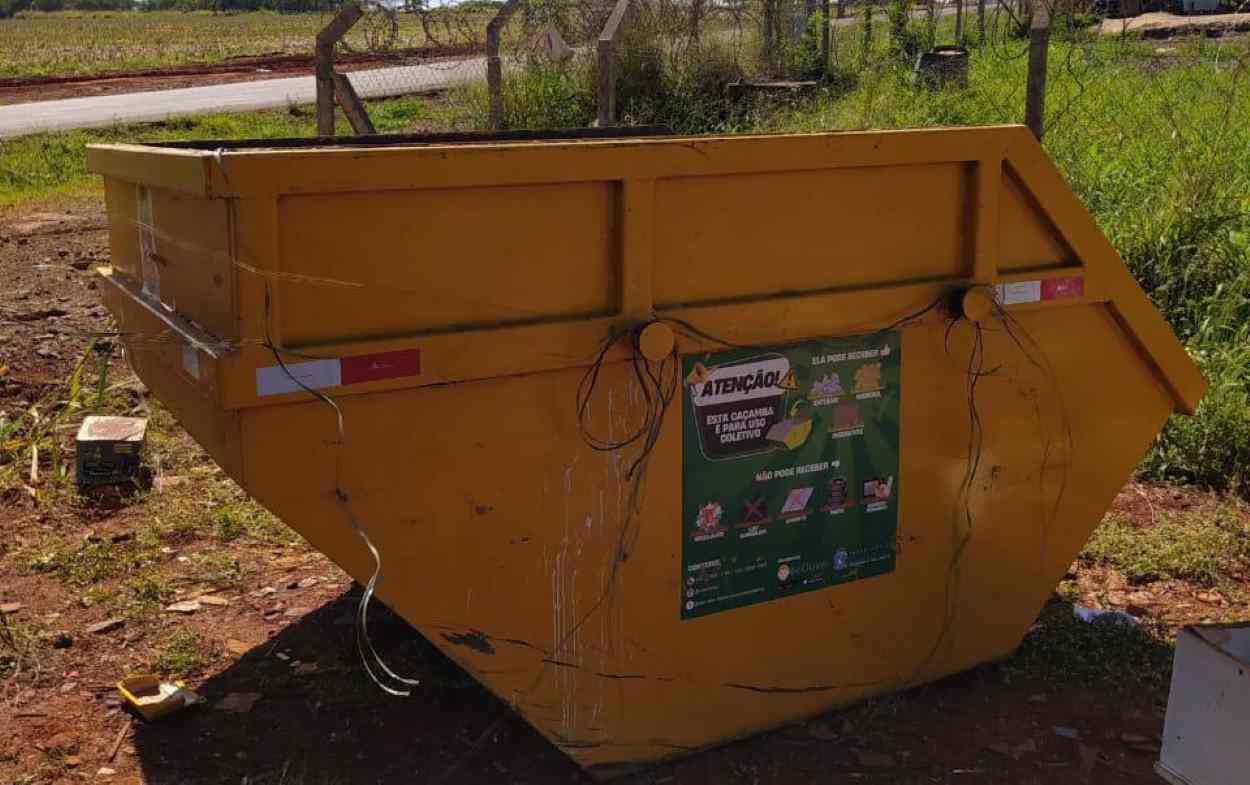 Do Porto Belo à Vila C, prefeitura espalha 40 caçambas para descarte de entulhos