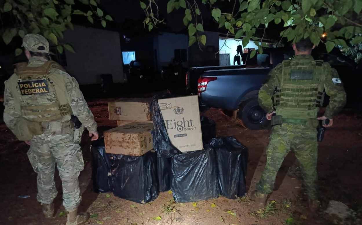 Operação contra cigarreiros em Foz retém 13 mil maços do Paraguai